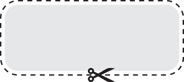 Scissors that cut coupon png