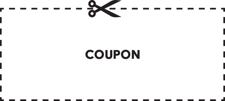 Scissors that cut coupon png