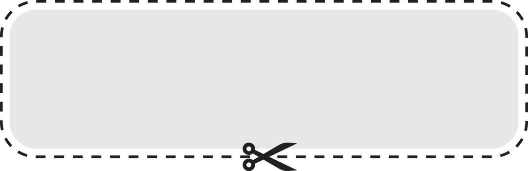 Scissors that cut coupon png