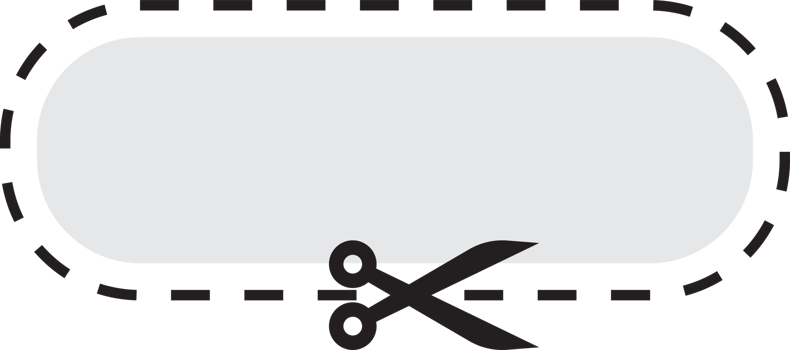 Scissors that cut coupon png
