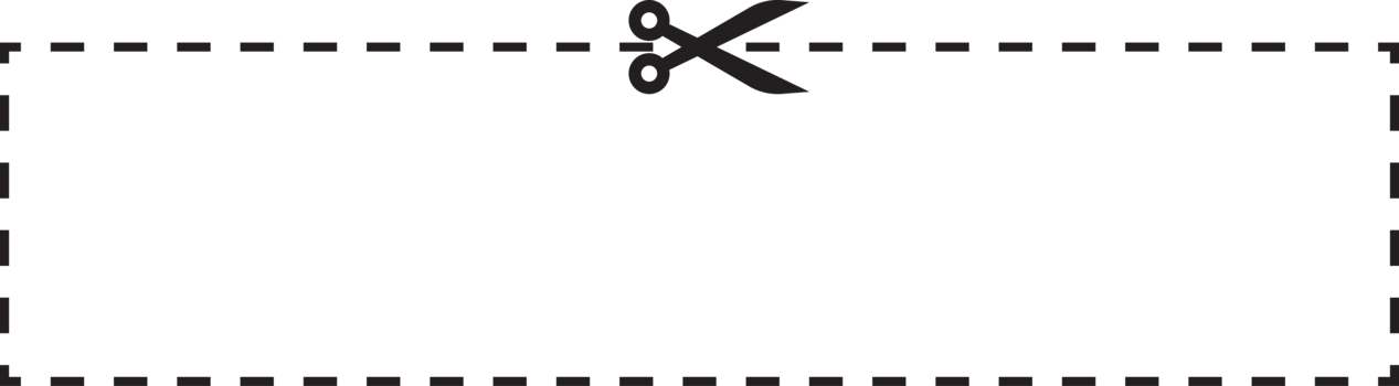 Scissors that cut coupon png