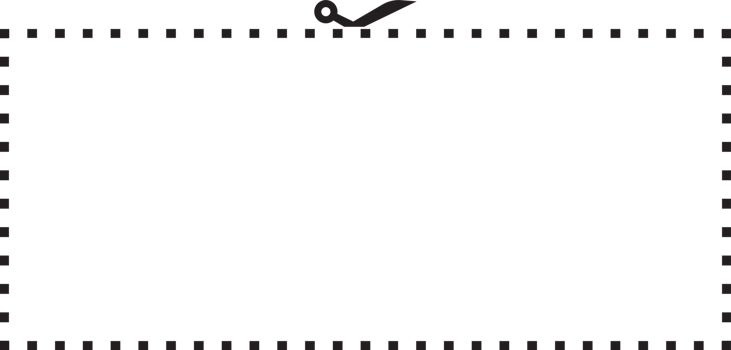 Scissors that cut coupon png