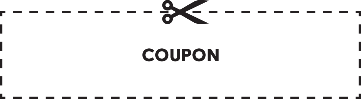Scissors that cut coupon png