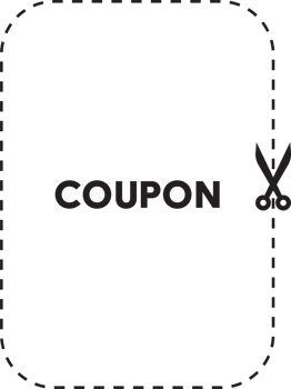 Scissors that cut coupon png
