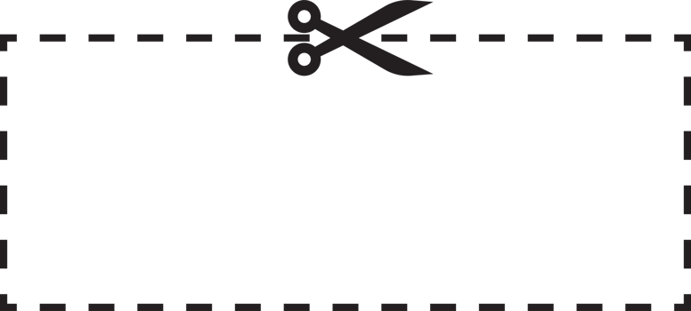 Scissors that cut coupon png