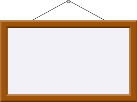 Wooden picture frame png