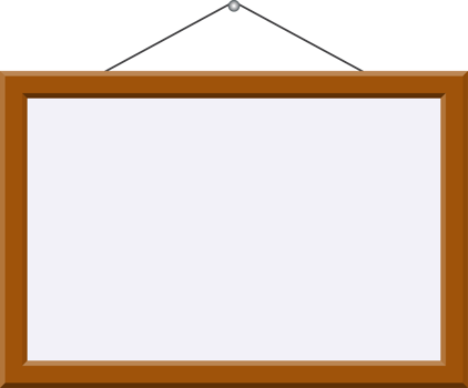 Wooden picture frame png