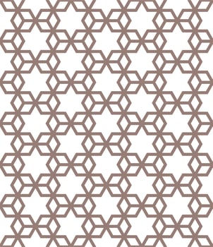 A pattern with the letters hexagons on a white background vector