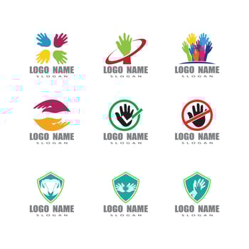 Hand Care Logo Template vector icon Business