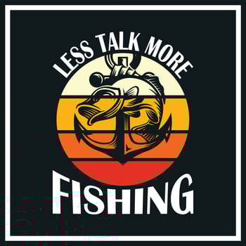 Fishing T-shirt design Vector fishing tshirts design for fishing vector Retro Fishing T-Shirt Design