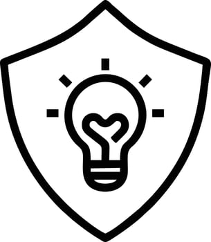Idea solution icon symbol vector image. Illustration of the creative innovation concept design. EPS 10