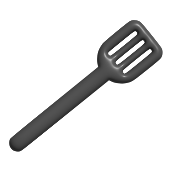 3d icon of spatula png