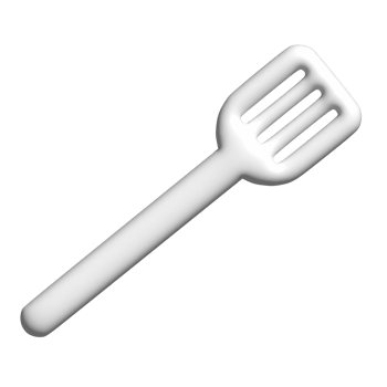 3d icon of spatula png