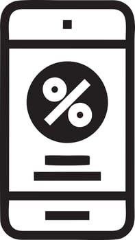 Discount price promotion design vector image. Illustration of special sale price symbol marketing design image. EPS 10