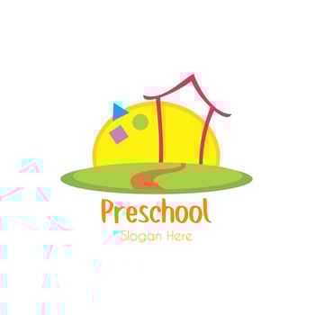 Preschool Logo Design Vector Template