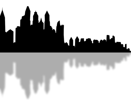 City, background illustration. Black png