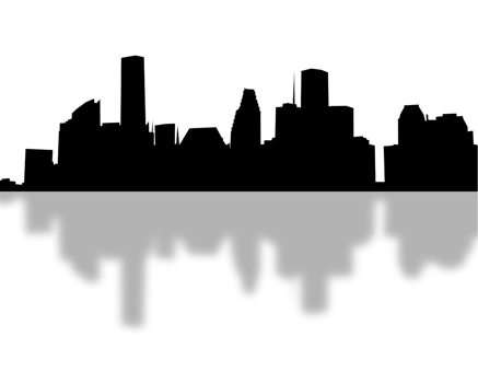 City, background illustration. Black png