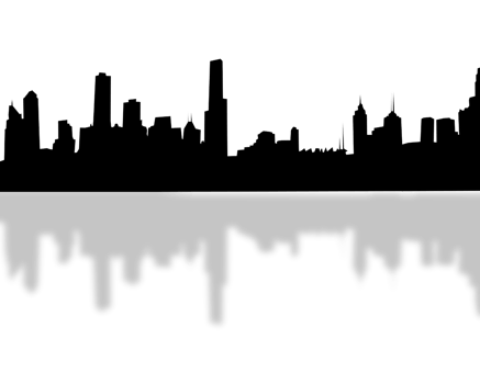 City, background illustration. Black png