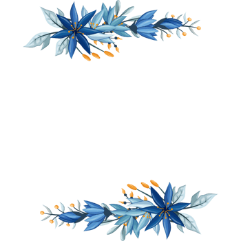 Red floral bouquet with watercolor png