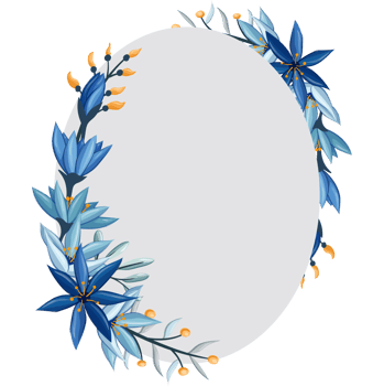 Red floral bouquet with watercolor png