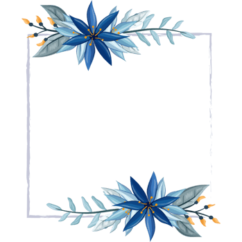 Red floral bouquet with watercolor png