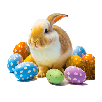 happy Easter bunny free icon png