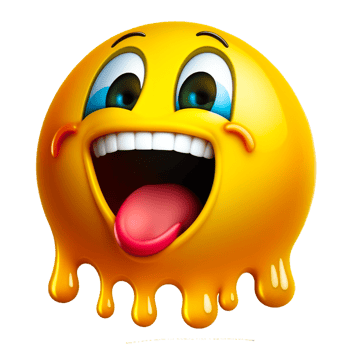 crazy emoji icon illustration png