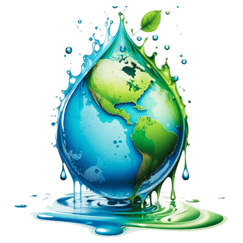 World water day free illustration png