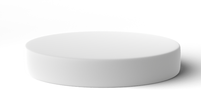 3D, cylinder podium display scene of minimal geometric platform base isolated on transparent background png file.