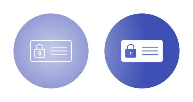 Protected Card Vector Icon