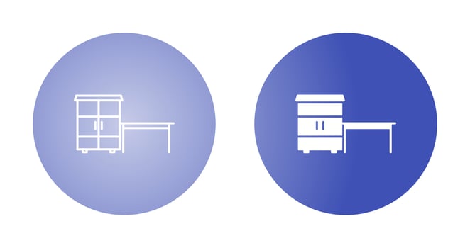 Baby Cot Vector Icon