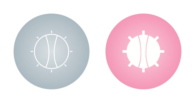 Temperature Knob Vector Icon