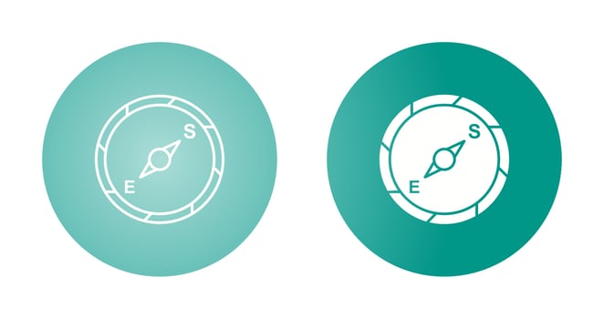 Compass Vector Icon