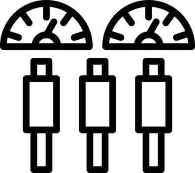 Vector Design Control Panel Icon Style