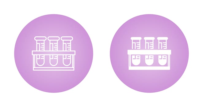 Test Tubes Vector Icon
