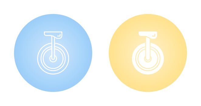 Unicycle Vector Icon