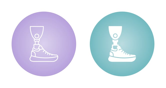 Prosthesis Vector Icon