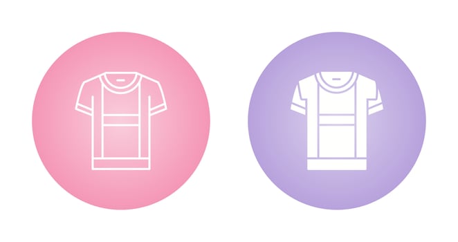 T Shirt Vector Icon