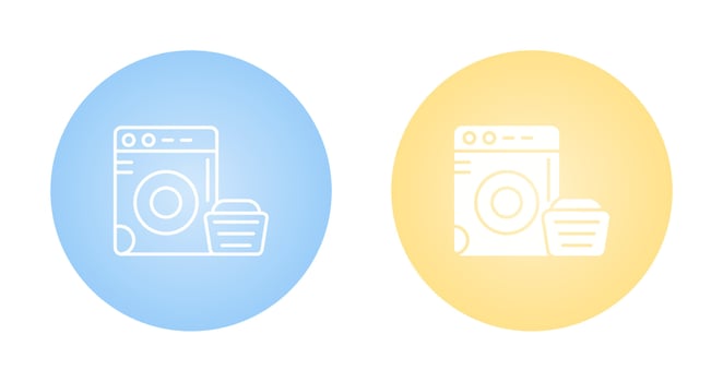 Washing Machine Vector Icon