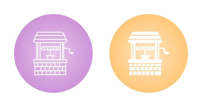 Water Well Vector Icon