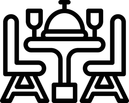 Vector Design Dining Table Icon Style