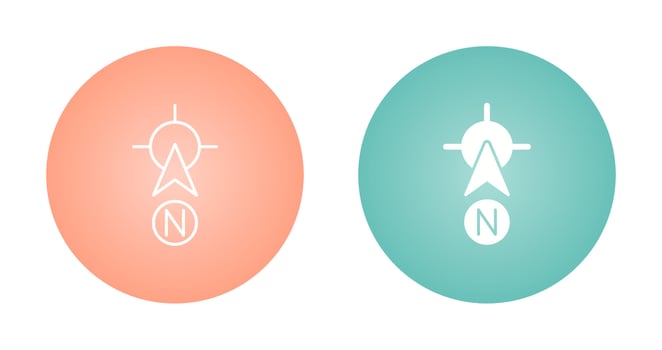 North Vector Icon