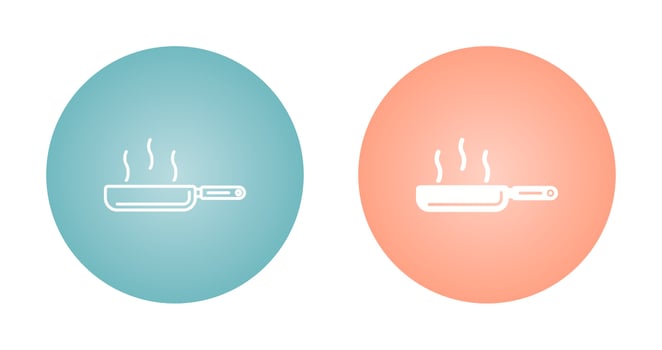 Frying Pan Vector Icon
