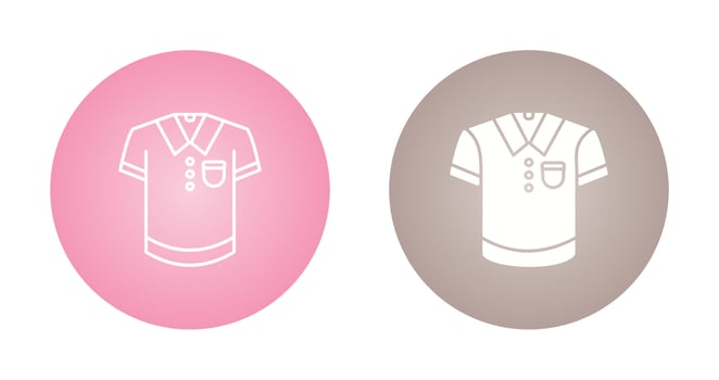 Polo Shirt Vector Icon