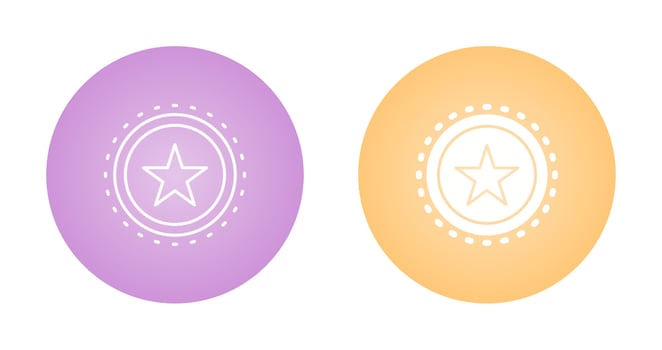 Sticker Vector Icon