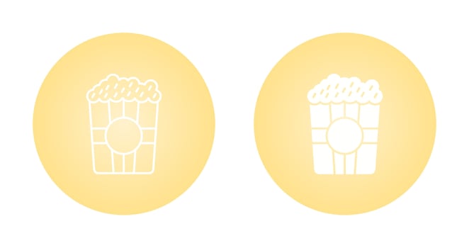 Popcorn Vector Icon
