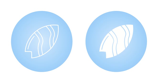 Surfboard Vector Icon