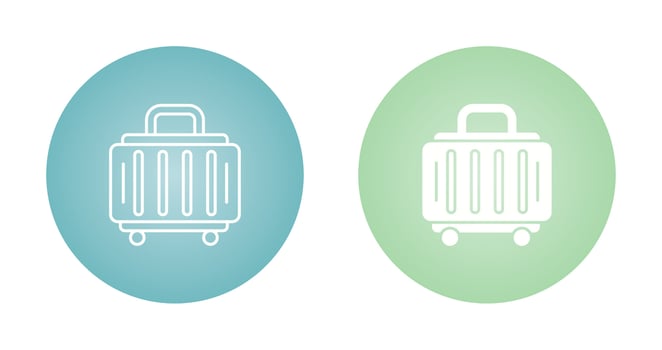 Baggage Vector Icon