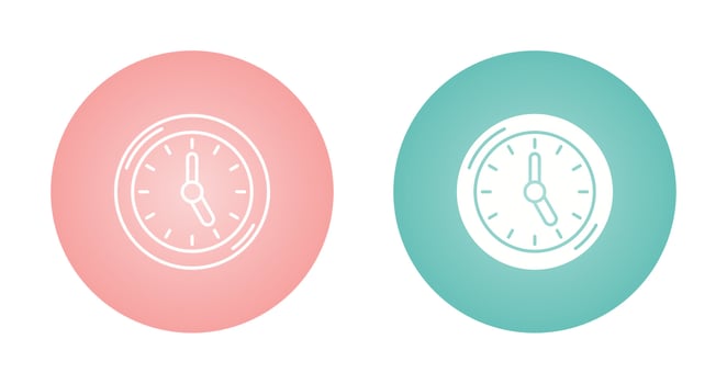 Clock Vector Icon