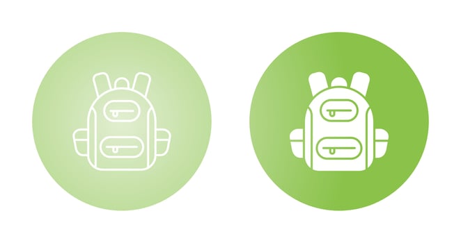 Backpack Vector Icon